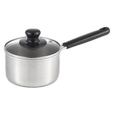 YOSHIKAWA 吉川 Cook Look基本款單柄鍋, 1個, 銀, 14cm