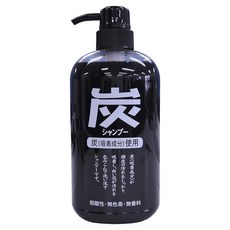 木炭礦物洗髮精, 1個, 600ml