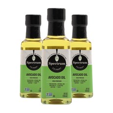 Spectrum Naturals 冷榨酪梨油, 3瓶, 236ml