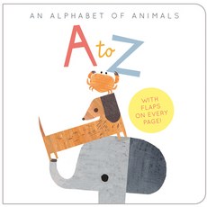 A to Z: An Alphabet of Animals Board Books, Tiger Tales, 英文, 硬頁書