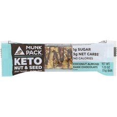 Monk Pack 酮堅果和種子椰子杏仁黑巧克力味, 1個, 35g