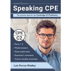 (英文圖書) Speaking CPE: Ten practice tests for the Cambridge C2 Proficiency with answers and examiners... 平裝版, Prosperity Education, 英文