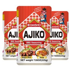 DAISHO 大逸昌 Ajiko BBQ調味料, 3罐, 225g