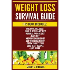 (英文圖書) Weight Loss Survival Guide: Insulin Resistance Diet Adrenal Fatigue Diet GAPS Diet Negativ... 平裝版, Urgesta as, 英文