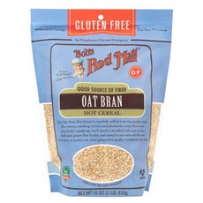 Bob's Red Mill 無麩質燕麥麩熱麥片, 454g, 1包