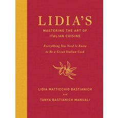(英文圖書) Lidia's Mastering the Art of Italian Cuisine: Everything You Need to Know to Be a Great Itali... 精裝版, Knopf Publishing Group, 英文