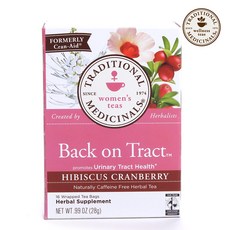 TRADITIONAL MEDICINALS 蔓越莓木槿花茶包, 16件, 1.75克