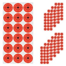 Birchwood Casey靶點射擊用品 直徑2.5cm, 10入, 紅+黑