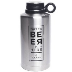 manna 瑪哪 保溫瓶 銀黑款, 1.9L, There's Beer In Here