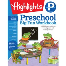 (英文圖書)Preschool Big Fun Workbook: 256-Page Preschool Activity Book Full of Preschool M... 平裝版, Highlights Learning, 英文