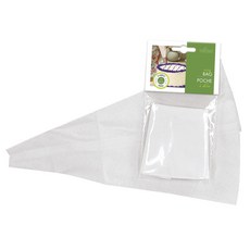 FOX RUN 可重複使用的糖霜袋形尖端粘貼袋尖端 30.5 厘米, 1個, 白色的