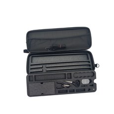 LS 大硬殼包基本款套組 - 釣魚配件收納箱、釣具保護盒、工具套裝, 黑色, 1套