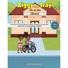 (英文圖書)Ziggy and Tray Go To The Library Activity Book 平裝版, Independently Published, 英文