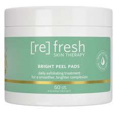 refresh SKIN THERAPY 亮顏去角質棉片, 50片, 1罐