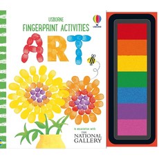 (外文書)Fingerprint Activities Art Spiral, Usborne Books, English