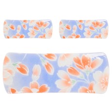 Issou 扁長型筷架, 3個, 櫻花