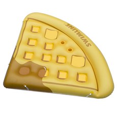 SWIMLINE 造型充氣泳圈 華夫餅乾款, 1個, 黃色的