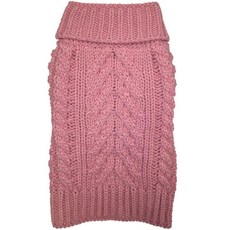 fabdog Super Chunky 針織高領毛衣, 粉色