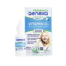 Genexa 維他命D3滴劑 400IU 香草味, 1瓶, 7ml