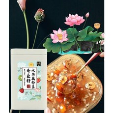 點食職人 堅果蓮藕羹，天然健康，口感豐富，方便即食，營養美味，膳食纖維, 奇亞籽水果蓮藕羹2包