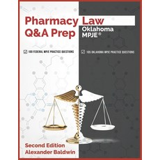 (英文圖書) Pharmacy Law Q&A Prep: Oklahoma MPJE: Second Edition 平裝版, Independently Published, 英文