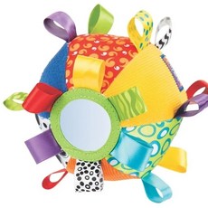 Playgro 培高 叮噹球布質玩具 標籤布球 學習成長球 寶寶啟蒙玩具, 詳見包裝, 多色, 1個