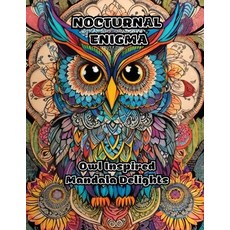 (英文圖書) Nocturnal Enigma: Owl Inspired Mandala Delights 平裝版, Colorzen, 英文