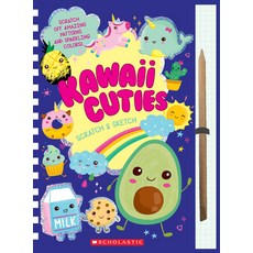 (英文圖書) Kawaii Cuties: Scratch Magic 平裝版, Scholastic Inc., 英文