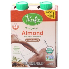Pacific 杏仁飲 非日常飲料巧克力無麩質素食低脂, 4個, 240毫升