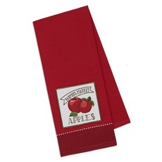 DESIGN IMPORTS 蘋果標籤餐巾 45.7*71.1cm, 1個, 混色