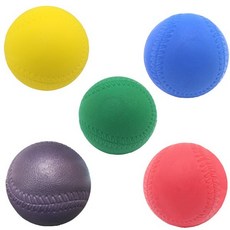 群 70mm 樂樂棒球 高彈跳PU發泡 PU棒球 專用兒童棒球 PU球 軟式棒球 安全棒球, 隨機混色