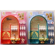 悠悠鹿 掌上保齡球 迷你彈射桌遊 親子互動遊戲, 隨機顏色出貨