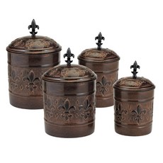 OLD DUTCH INTERNATIONAL Versailles 儲物盒新鮮密封蓋 4 件套, 1個