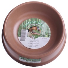 THE GREEN PET SHOP 大竹碗, 棕色的, 1 個