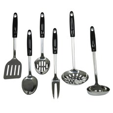 Chef Craft Select 烹飪工具6件組, 不鏽鋼 + 黑色, 1個