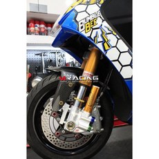 智杰 GJMS FSX 頂級倒叉組 前避震器 含鋁合金專用三角台【炫富精品】