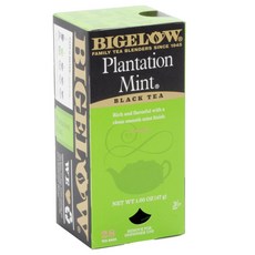BIGELOW 橘子肉桂風味茶茶包 28入, 種植園薄荷, 47克
