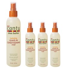 cantu 乳木果油保濕護髮噴霧, 4個, 237ml