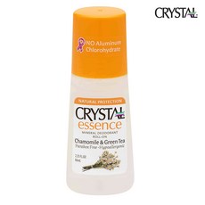 Crystal Essence 礦物除臭滾珠洋甘菊和綠茶, 1個, 66毫升