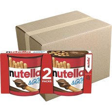 nutella 能多益 榛果可可醬餅乾棒隨手杯, 4個, 52g