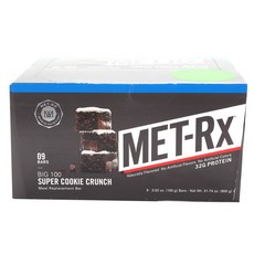 Met-Rx Big 100能量補給棒, 蛋白質棒, 9份, 100克
