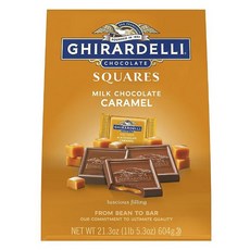 GHIRARDELLI 鷹牌 方形牛奶巧克力焦糖, 1個, 604g