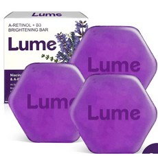 汝覓Lume A醇B3淡斑洗顏皂 100g, 100kg, 3個