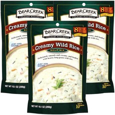 BEAR CREEK 奶油野米粥濃湯粉, 3包, 288g