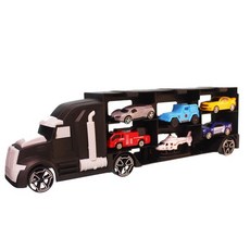 賽車貨櫃車 6款合金車 模型車收納盒-火柴盒小汽車, 一盒入