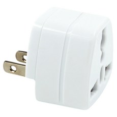 Dr.AV 聖岡科技 萬國轉換插頭 中紐澳八字 UTA-74, 1個, 白色