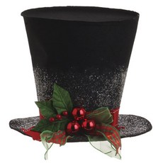 RAZIMPORTS 拉茲進口冬青頂禮帽, 1個, 黑色的