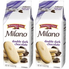 PEPPERIDGE FARM 夾心餅乾 雙倍黑巧克力口味, 2包, 213g