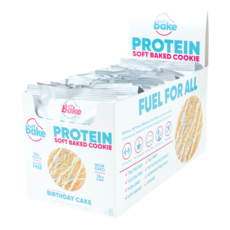 buff bake 高蛋白軟式烘焙餅乾, 生日蛋糕, 12件