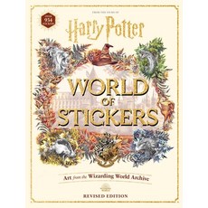 (英文圖書) Harry Potter World of Stickers 精裝版, Thunder Bay Press, 英文